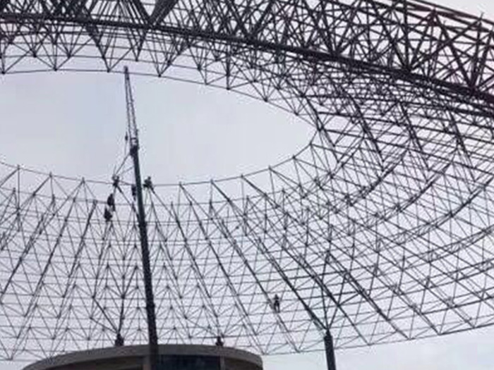 安达篮球馆球形网架厂家价格