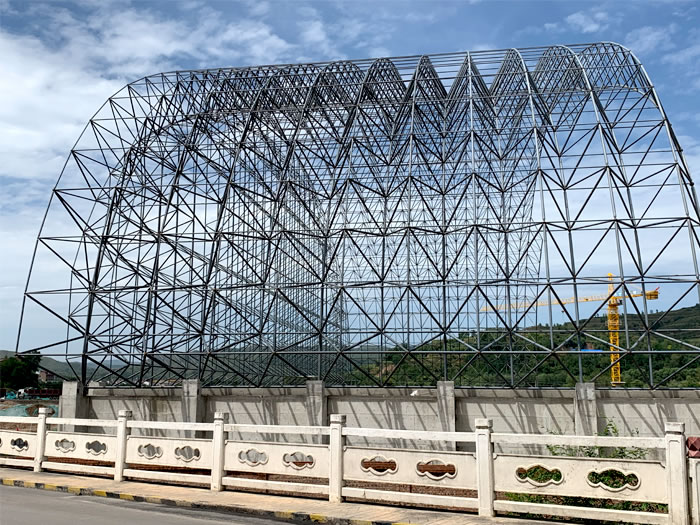 安达山寨矿储煤棚网架